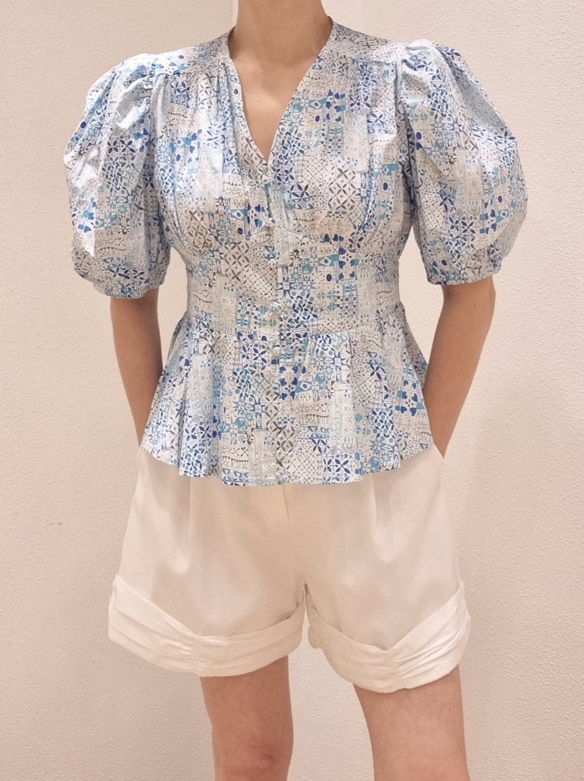 NEOUL直郵韓國代購㊣女裝新款25春夏休閑時尚推薦襯衫蕾絲衫NEOUL/ahin雙領標簽襯衫/蕾絲衫