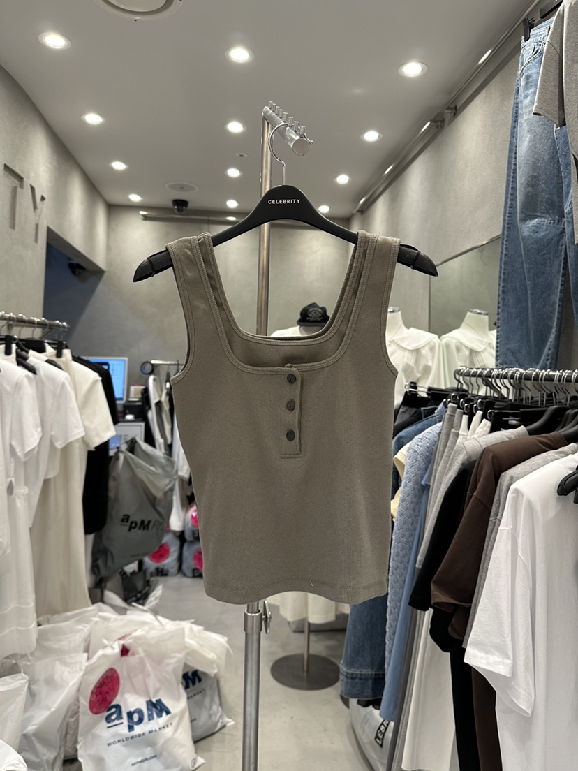 CELEBRITY-A直郵韓國代購㊣女裝新品推薦熱賣吊帶背心雙面CELEBRITY-A吊帶/背心