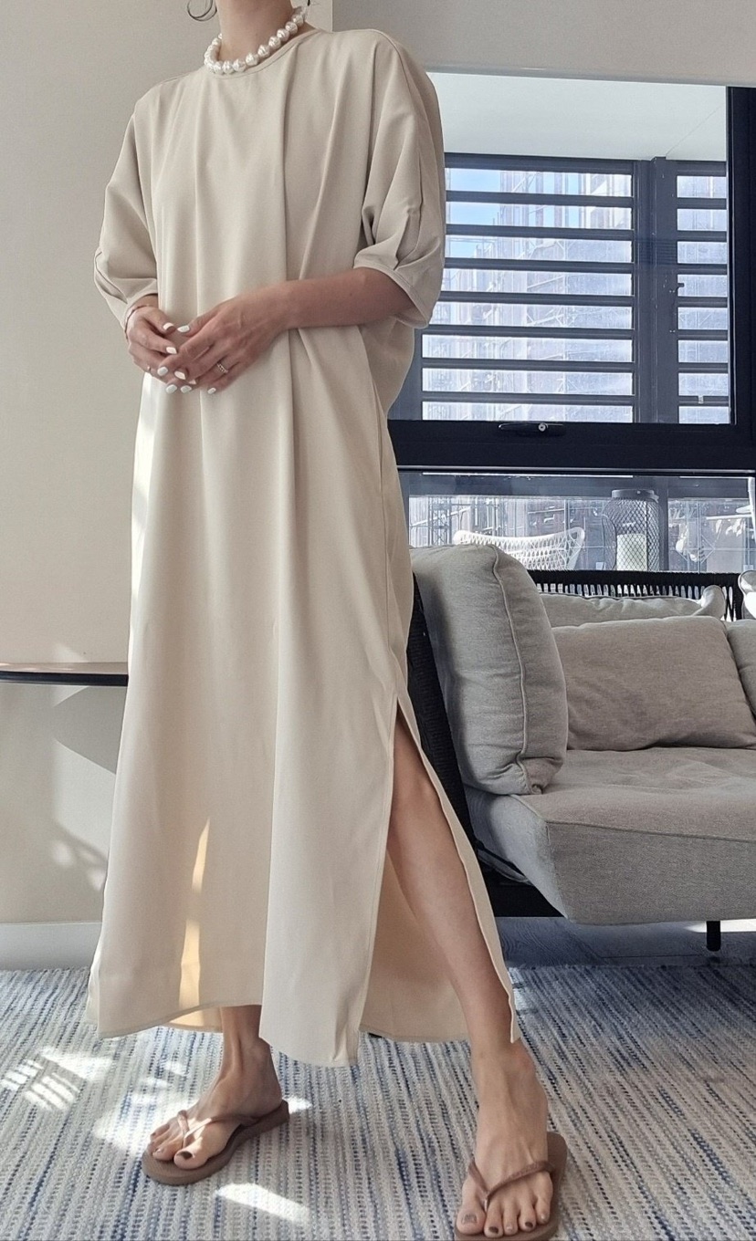 NEOUL直郵韓國代購㊣女裝新款推薦25春夏人氣休閑熱賣連衣裙NEOUL/ahin雙領標簽連衣裙