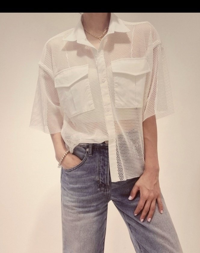 NEOUL韓國㊣直郵東大門代購女裝新品推薦人氣襯衫蕾絲衫口袋NEOUL/ahin雙領標簽襯衫/蕾絲衫