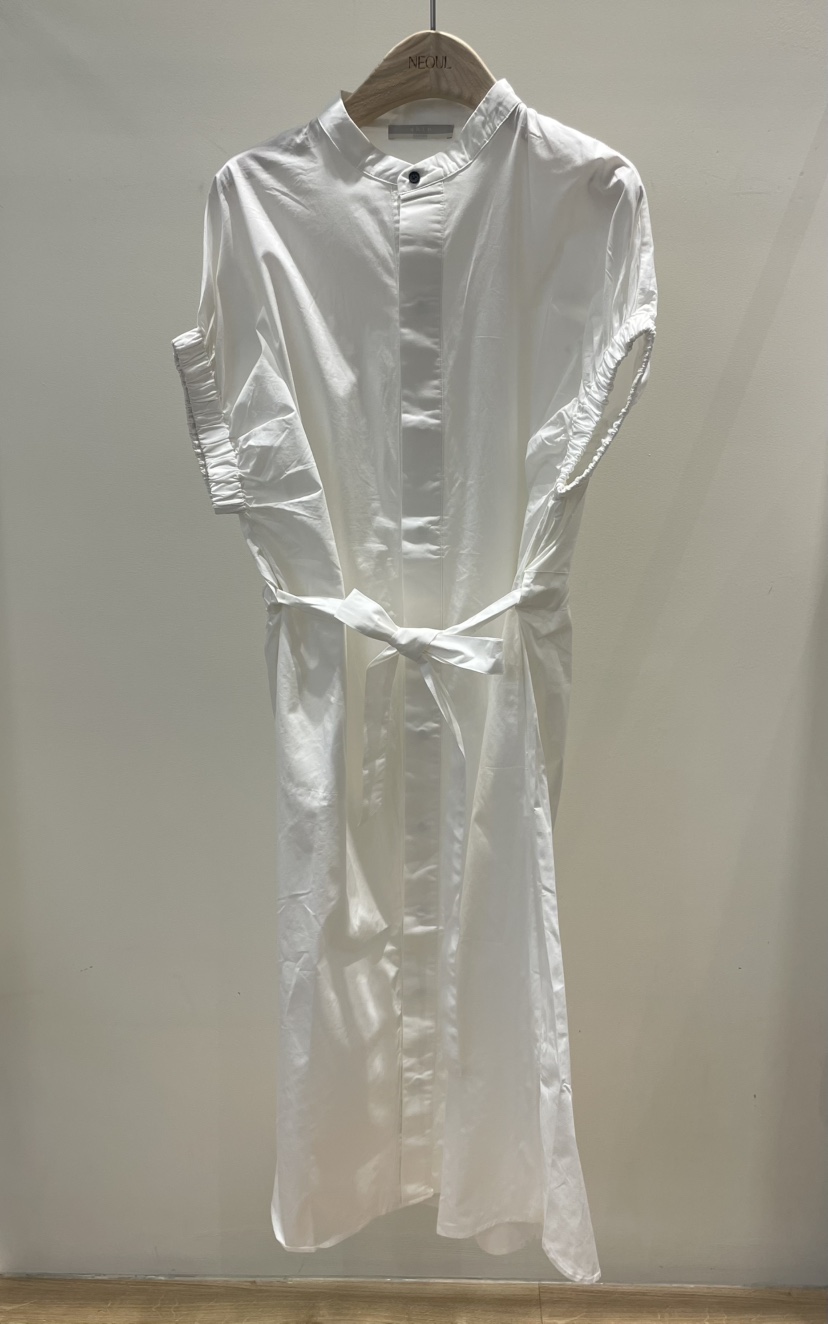 NEOUL韓國直郵㊣女裝新品25春夏休閑推薦熱賣人氣時尚連衣裙NEOUL/ahin雙領標簽連衣裙