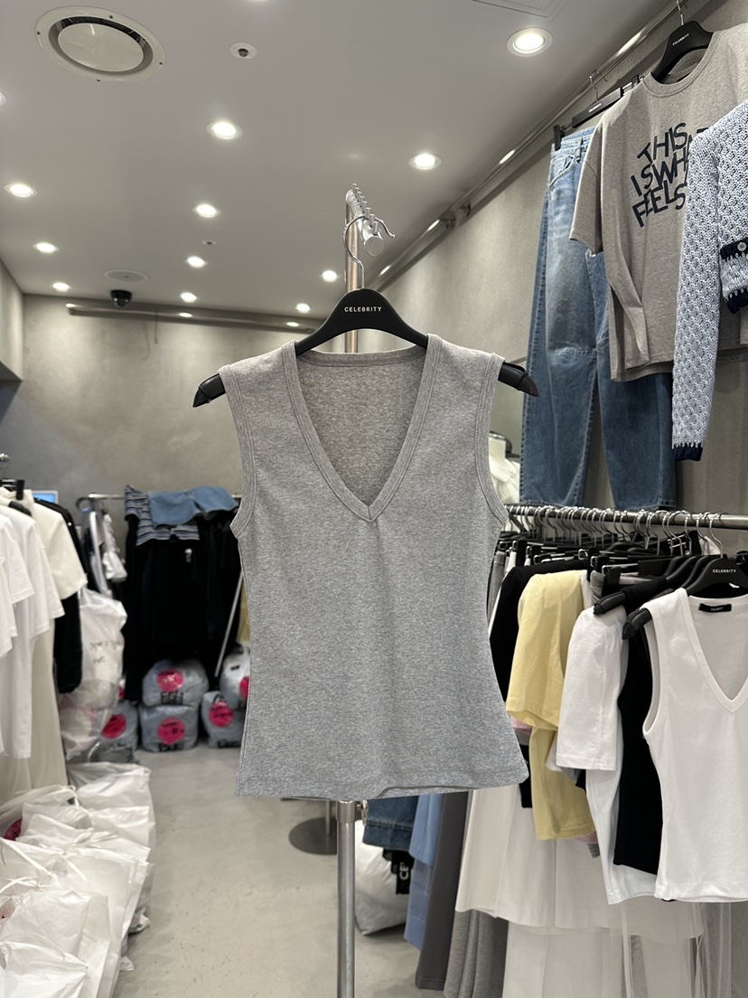 CELEBRITY-A韓國直郵㊣東大門實拍女裝新款25春夏吊帶背心CELEBRITY-A吊帶/背心圖色4
