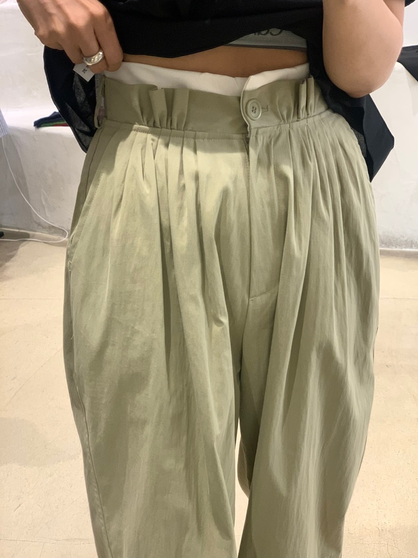 MILUI韓國直郵㊣女裝新品25春夏時尚推薦休閑人氣熱賣休閑褲MILUI休閑褲