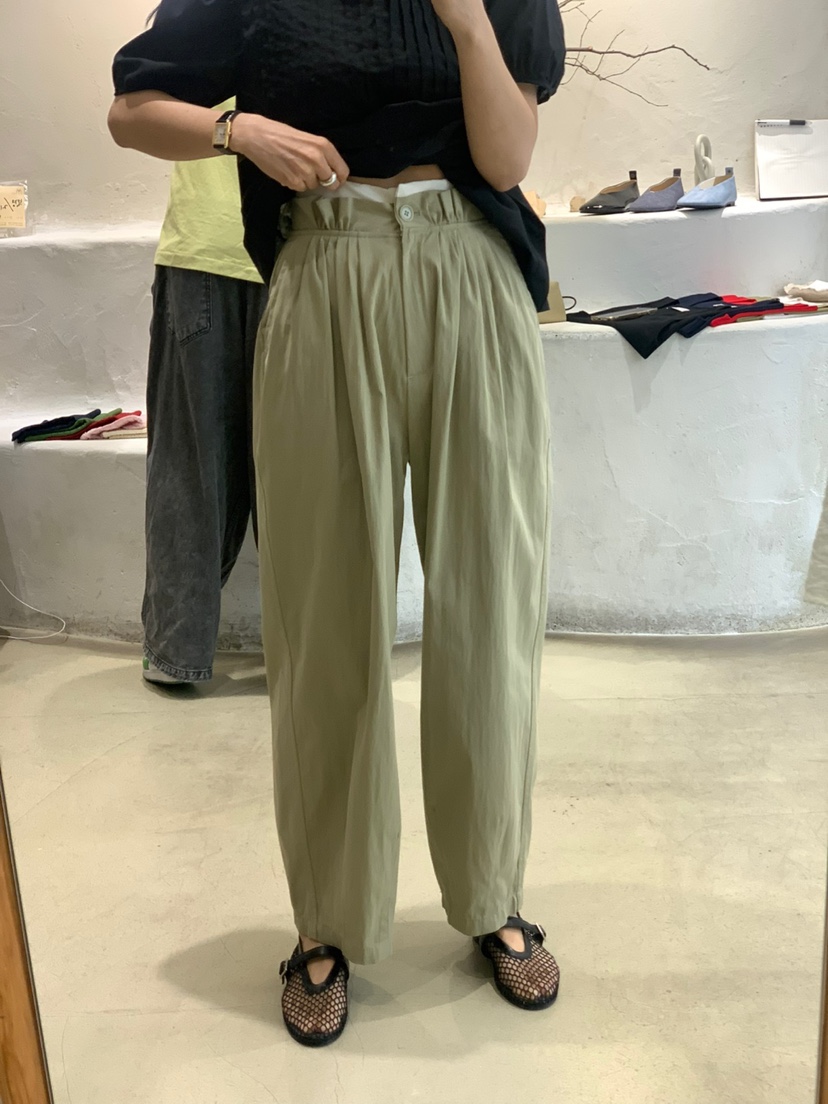 MILUI韓國直郵㊣女裝新品25春夏時尚推薦休閑人氣熱賣休閑褲MILUI休閑褲