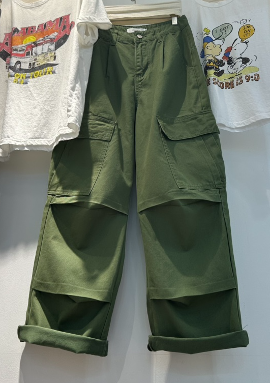 WASHBLUE韓國直郵㊣東大門實拍女裝新款時尚25春夏人氣休閑褲WASHBLUE休閑褲圖色3