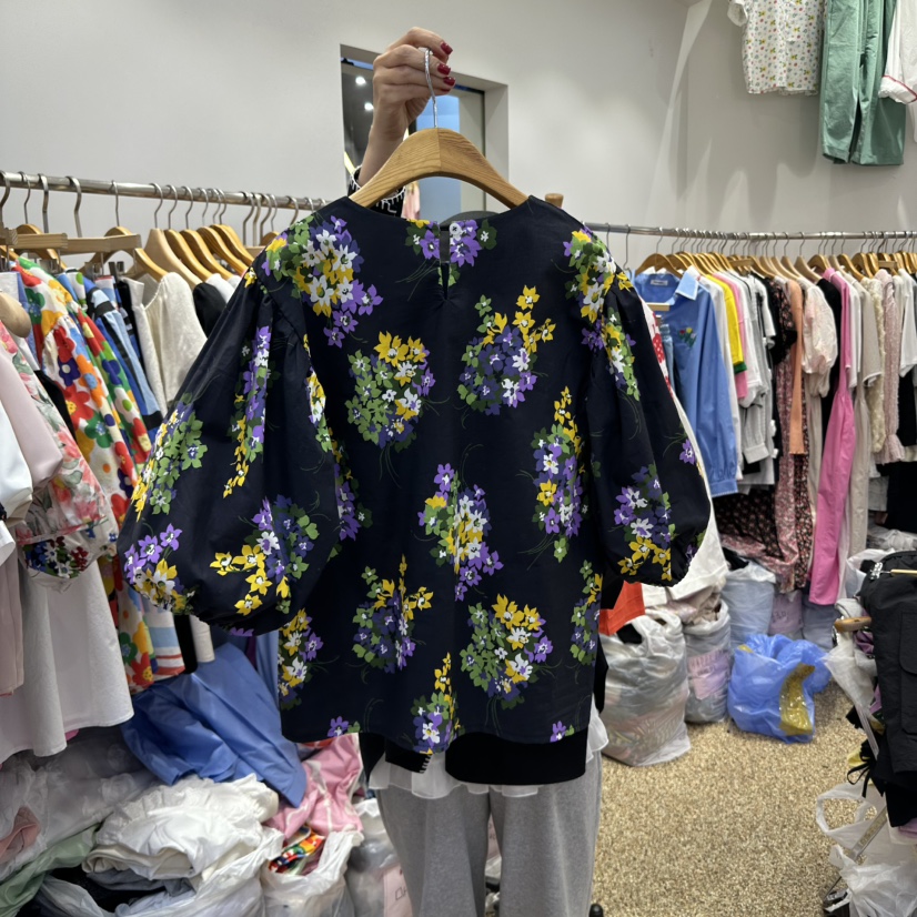 HAPPYBERRY韓國㊣直郵東大門代購女裝新品時尚休閑襯衫蕾絲衫HAPPYBERRY襯衫/蕾絲衫