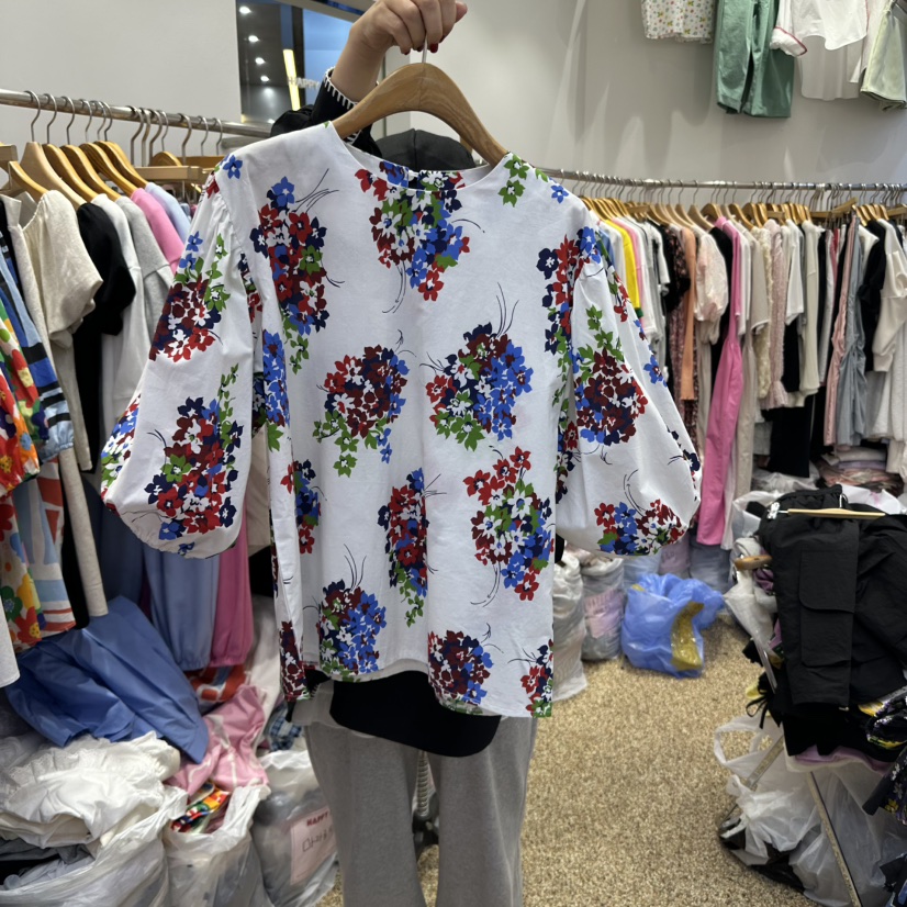 HAPPYBERRY韓國㊣直郵東大門代購女裝新品時尚休閑襯衫蕾絲衫HAPPYBERRY襯衫/蕾絲衫