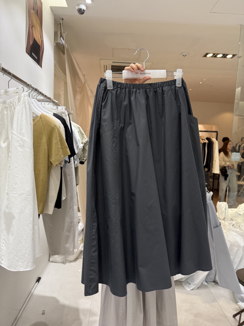 WOOD SAGE韓國㊣直郵東大門代購女裝新品25春夏半身裙中短裙WOOD SAGE半身裙/中短裙圖色3