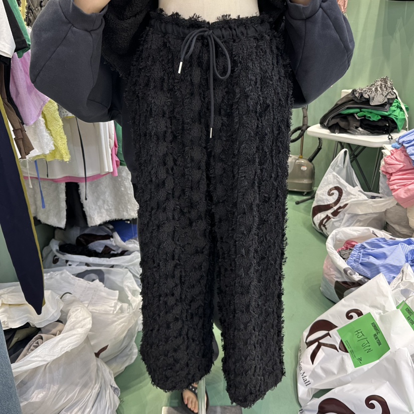 ROMANTIC NEWYORK韓國㊣直郵東大門代購女裝新品人氣休閑褲流蘇ROMANTIC NEWYORK休閑褲