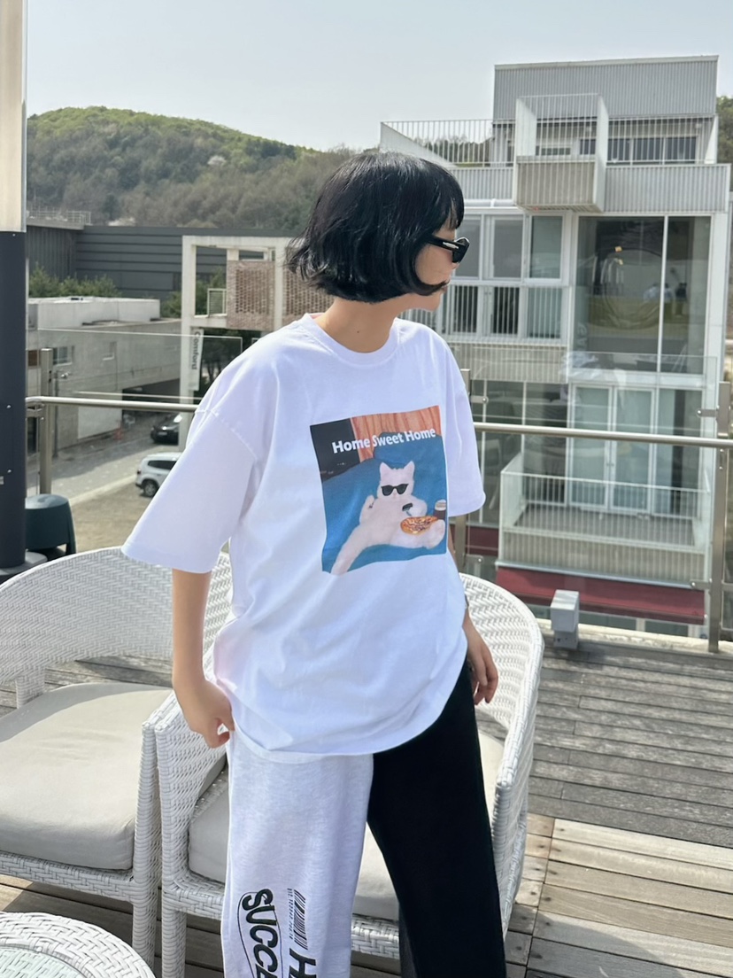 THE LINE-Q直郵韓國代購㊣女裝新品25春夏人氣熱賣推薦T恤THE LINE-qT恤