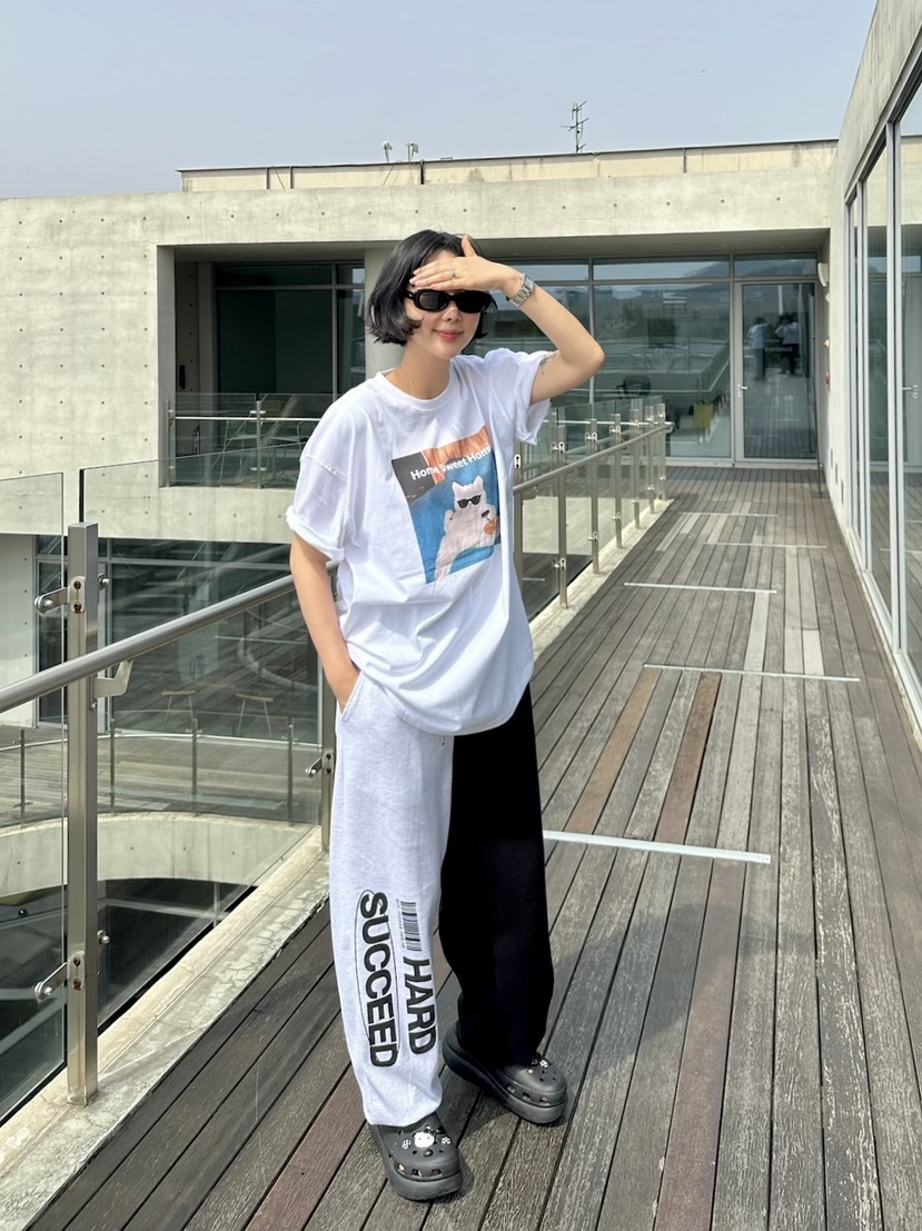 THE LINE-Q直郵韓國代購㊣女裝新品25春夏人氣熱賣推薦T恤THE LINE-qT恤