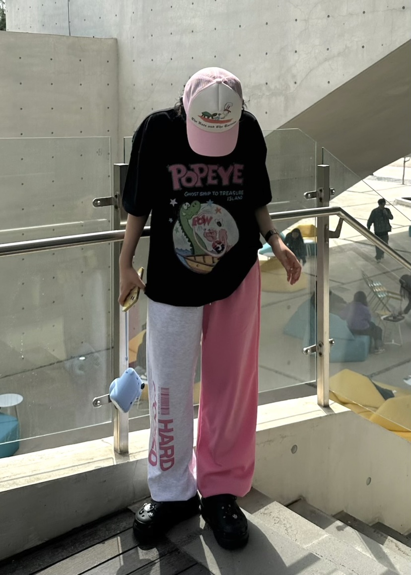 THE LINE-Q韓國直郵㊣女裝新款人氣休閑25春夏熱賣休閑褲THE LINE-q休閑褲