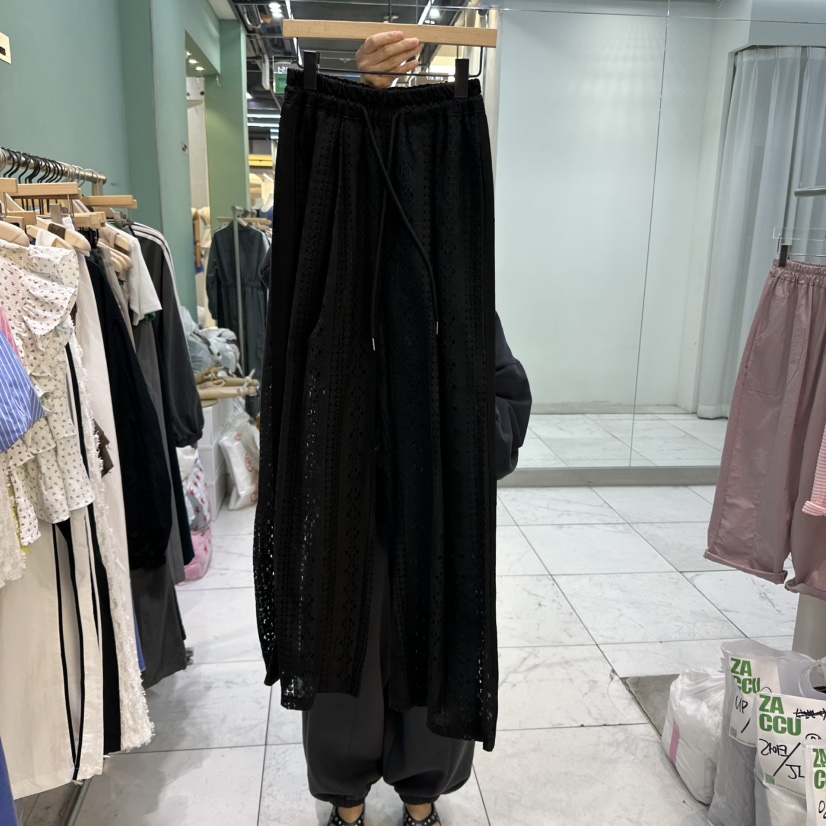 ROMANTIC NEWYORK韓國㊣直郵東大門代購女裝新款休閑休閑褲蕾絲ROMANTIC NEWYORK休閑褲圖色2