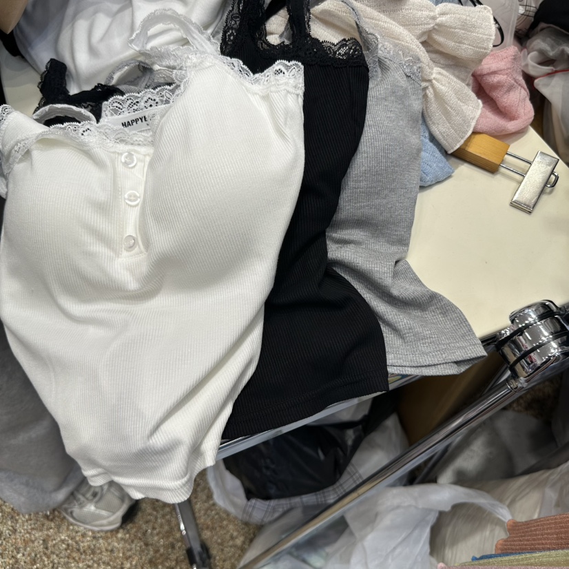 HAPPYBERRY韓國直郵㊣東大門實拍女裝新品時尚人氣吊帶背心HAPPYBERRY吊帶/背心