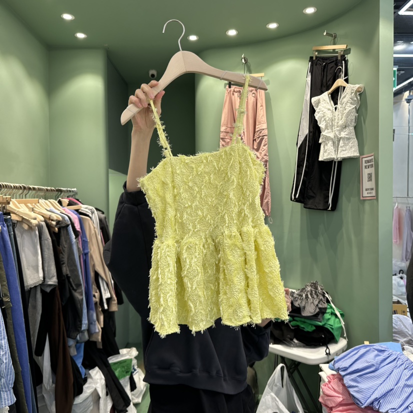 ROMANTIC NEWYORK韓國直郵㊣女裝新品25春夏人氣推薦吊帶背心ROMANTIC NEWYORK吊帶/背心圖色2