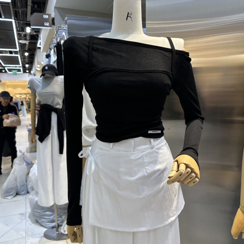 A2/D2直郵韓國代購㊣女裝新品熱賣休閑時尚套裝兩件套透明A2/D2套裝圖色4