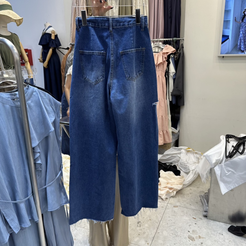 MARIGOLD直郵韓國代購㊣女裝新品人氣25春夏熱賣休閑牛仔褲MARIGOLD牛仔褲