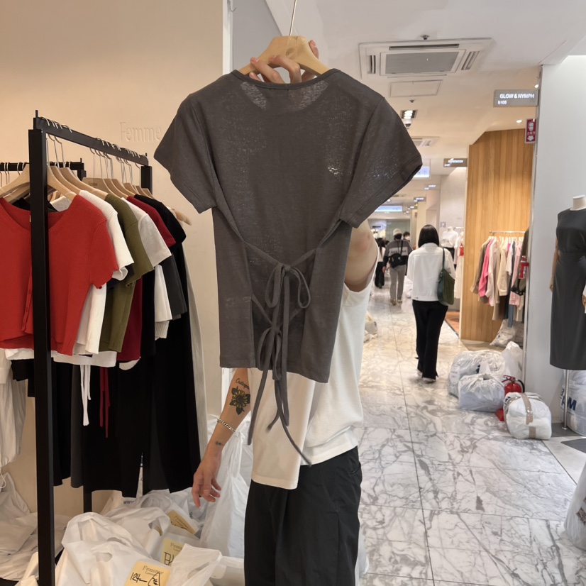 LA MAGIE FEMME直郵韓國代購㊣女裝新品熱賣休閑人氣推薦T恤Lamagie FemmeT恤