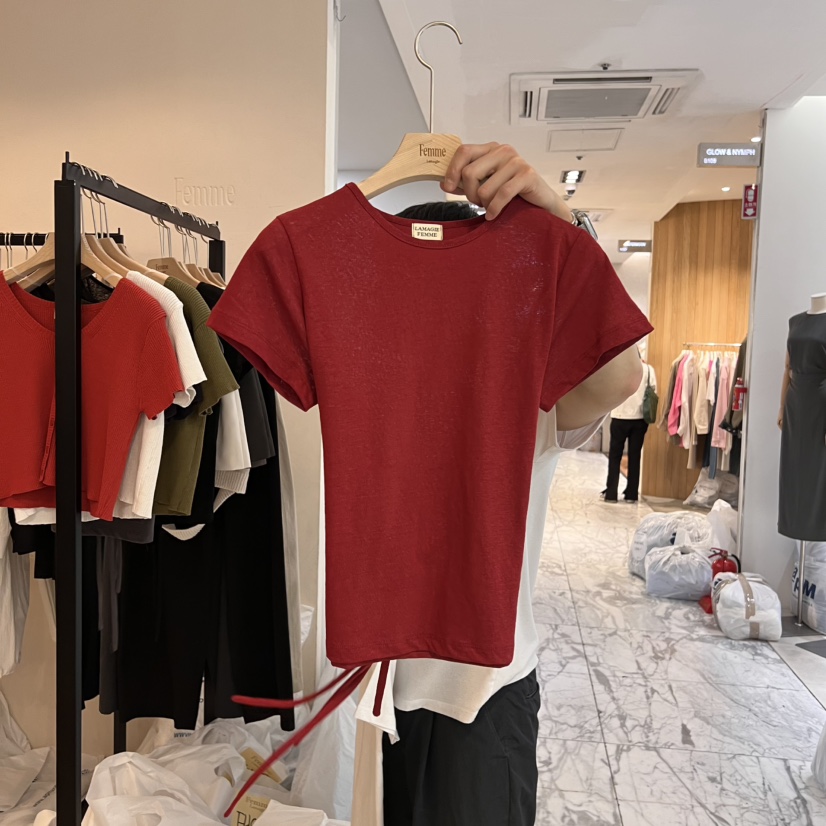 LA MAGIE FEMME直郵韓國代購㊣女裝新品熱賣休閑人氣推薦T恤Lamagie FemmeT恤圖色3