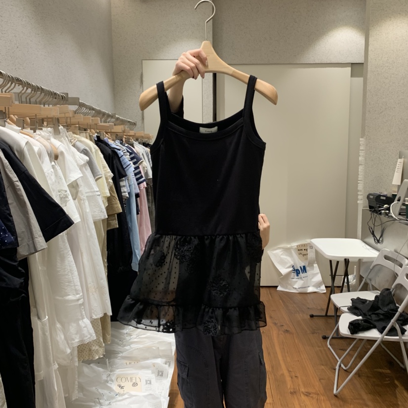 COMELY韓國㊣直郵東大門代購女裝新品休閑人氣推薦吊帶背心COMELY吊帶/背心