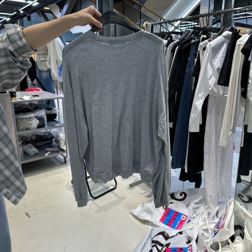 A2/D2韓國㊣直郵東大門代購女裝新品25春夏熱賣推薦長袖T恤A2/D2長袖T恤