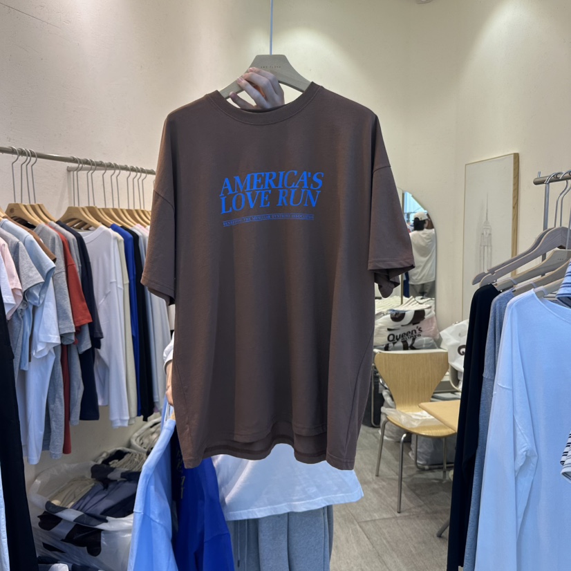 AND FLOYD直郵韓國代購㊣女裝新品熱賣人氣推薦25春夏休閑T恤AND FLOYDT恤圖色4