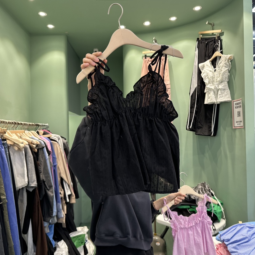 ROMANTIC NEWYORK直郵韓國代購㊣女裝新品時尚25春夏吊帶背心ROMANTIC NEWYORK吊帶/背心圖色3