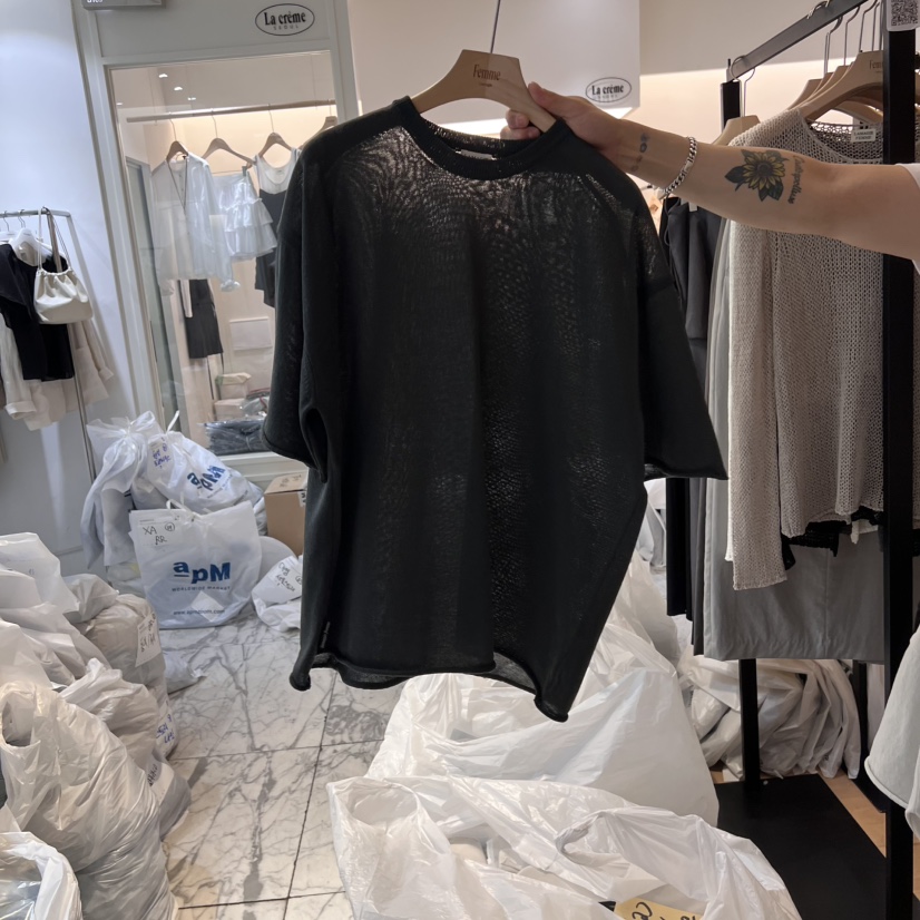 LA MAGIE FEMME直郵韓國代購㊣女裝新款時尚25春夏熱賣T恤Lamagie FemmeT恤圖色2