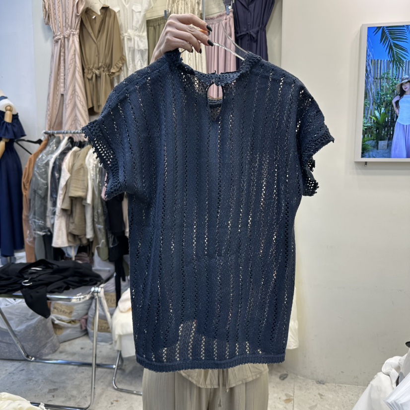 MARIGOLD韓國直郵㊣東大門實拍女裝新品時尚熱賣針織衫蕾絲MARIGOLD針織衫