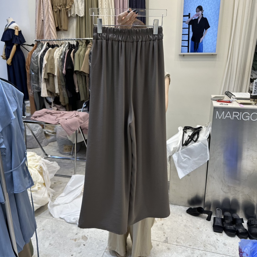MARIGOLD韓國直郵㊣女裝新品推薦時尚25春夏人氣熱賣休閑褲MARIGOLD休閑褲