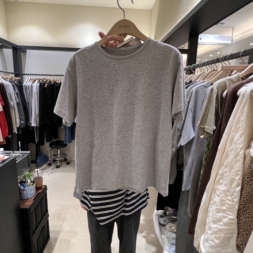 SELF SERVICE韓國直郵㊣女裝新品25春夏人氣熱賣推薦休閑T恤SELF SERVICET恤圖色3
