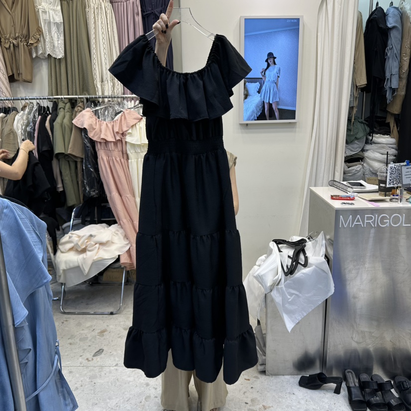 MARIGOLD韓國直郵㊣東大門實拍女裝新品時尚25春夏推薦連衣裙MARIGOLD連衣裙
