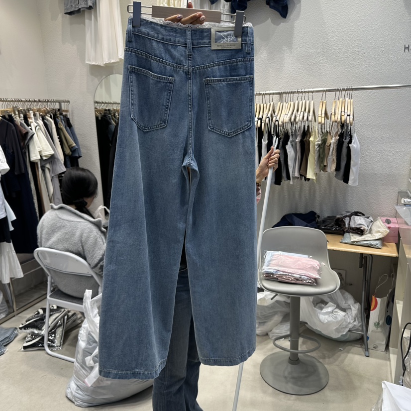 HOT PLACE韓國㊣直郵東大門代購女裝新品25春夏熱賣牛仔褲HOT PLACE/DREAM GIRIS牛仔褲