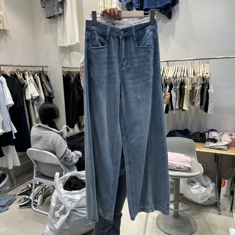 HOT PLACE韓國㊣直郵東大門代購女裝新品25春夏熱賣牛仔褲HOT PLACE/DREAM GIRIS牛仔褲