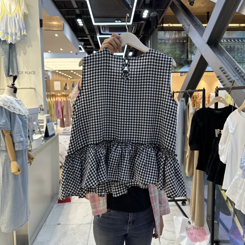 HOT PLACE韓國㊣直郵東大門代購女裝新款熱賣人氣吊帶背心HOT PLACE/DREAM GIRIS吊帶/背心