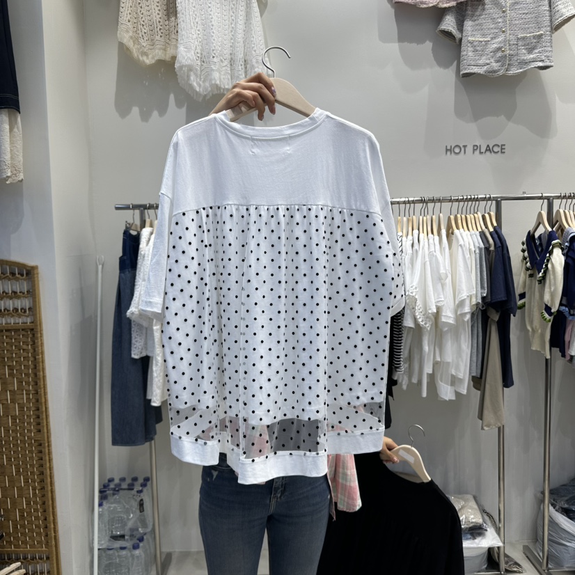 HOT PLACE韓國㊣直郵東大門代購女裝新品熱賣時尚推薦25春夏T恤HOT PLACE/DREAM GIRIST恤