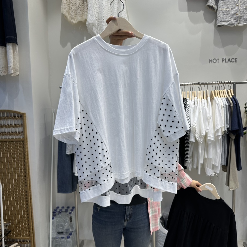 HOT PLACE韓國㊣直郵東大門代購女裝新品熱賣時尚推薦25春夏T恤HOT PLACE/DREAM GIRIST恤