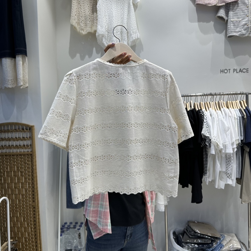 HOT PLACE直郵韓國代購㊣女裝新品人氣25春夏熱賣襯衫蕾絲衫HOT PLACE/DREAM GIRIS襯衫/蕾絲衫