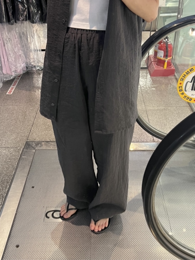 MYOS韓國直郵女士新品人氣推薦真品時尚熱賣職業休閑褲亞麻布MYOS休閑褲