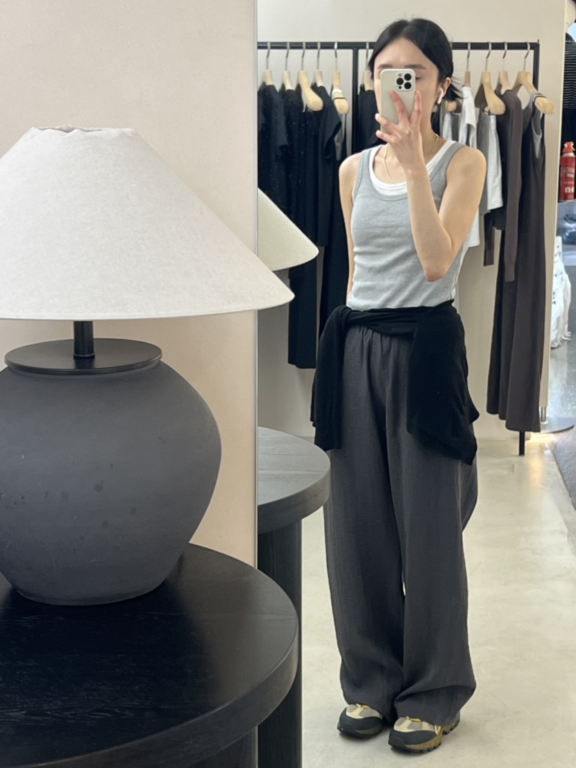 MYOS韓國直郵女士新品人氣推薦真品時尚熱賣職業休閑褲亞麻布MYOS休閑褲