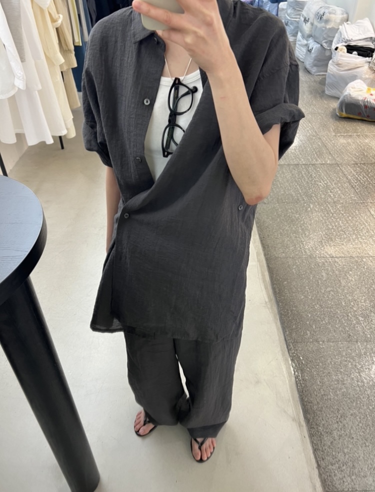 MYOS韓國直郵女士新品人氣推薦真品時尚熱賣職業休閑褲亞麻布MYOS休閑褲