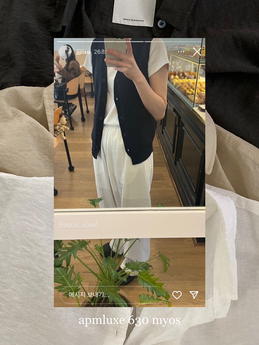 MYOS韓國直郵女士新品人氣推薦真品時尚熱賣職業休閑褲亞麻布MYOS休閑褲