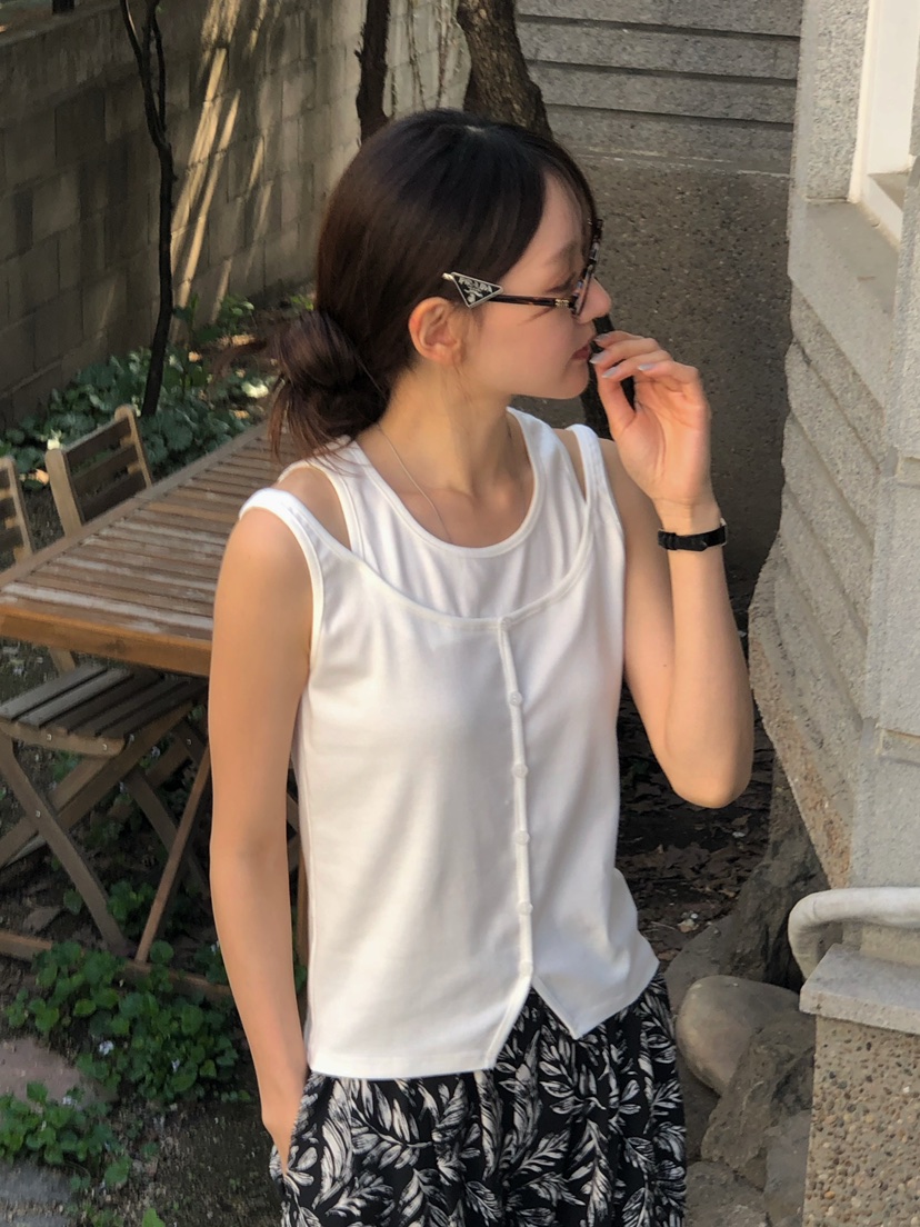ONDO-P東大門直郵女裝新品真品職業熱賣推薦25春夏吊帶背心ONDO-P吊帶/背心
