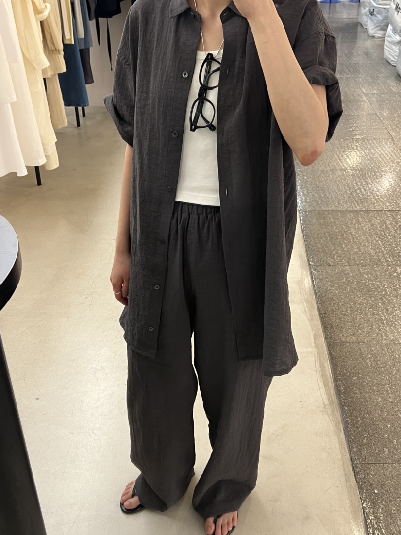 MYOS東大門直郵女裝新品休閑人氣25春夏真品襯衫蕾絲衫亞麻布MYOS襯衫/蕾絲衫