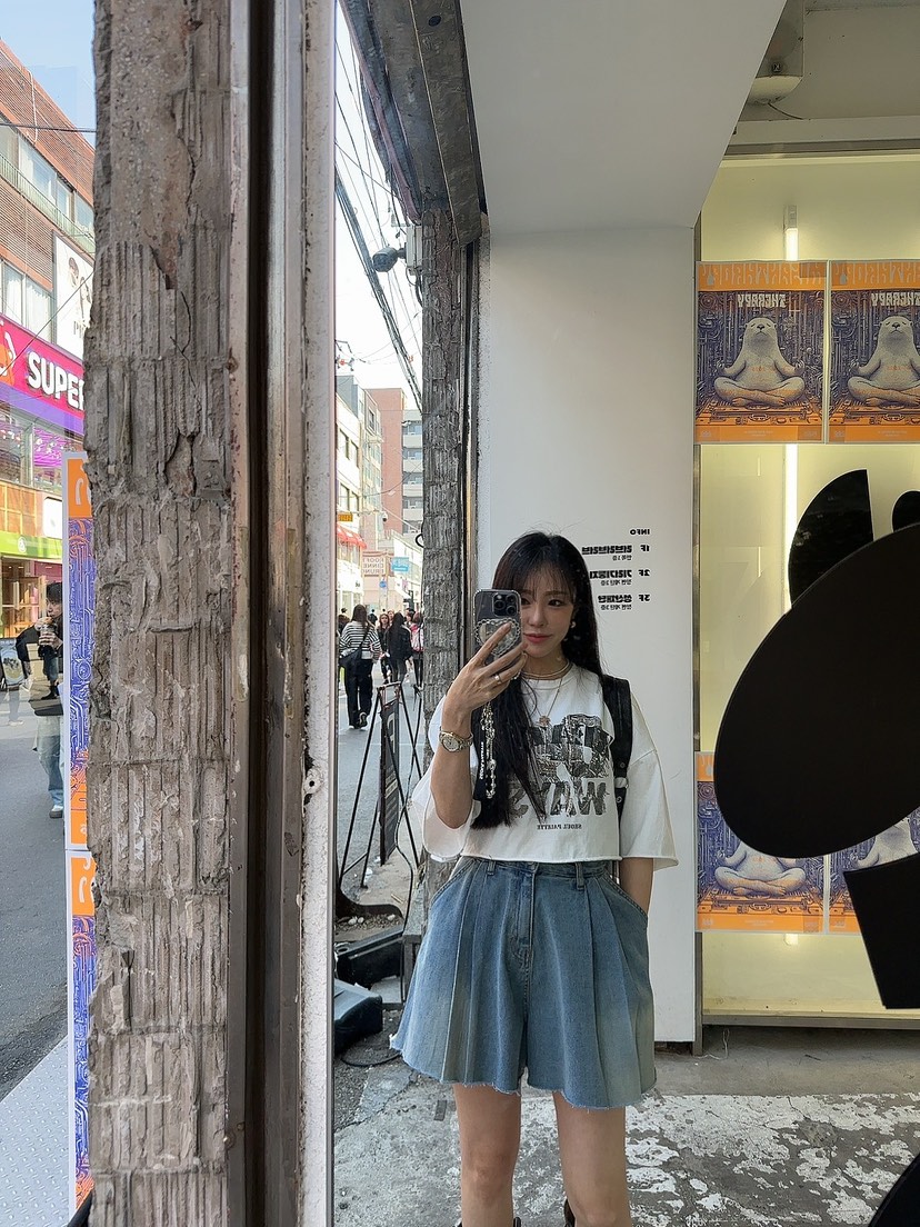 PALETTE-Q東大門直郵女裝新款真品時尚推薦職業人氣T恤短款PALETTET恤