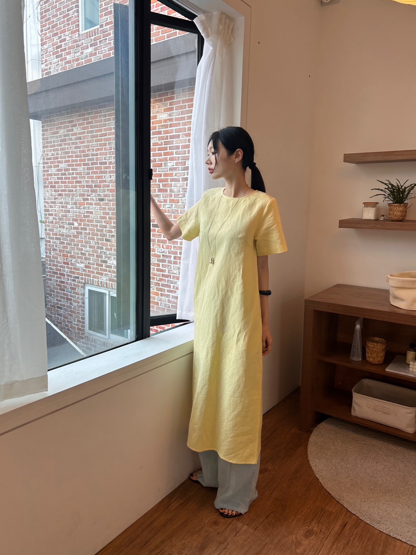 ME MO韓國直郵女裝新款推薦職業時尚真品人氣連衣裙不含腰帶ME MO連衣裙