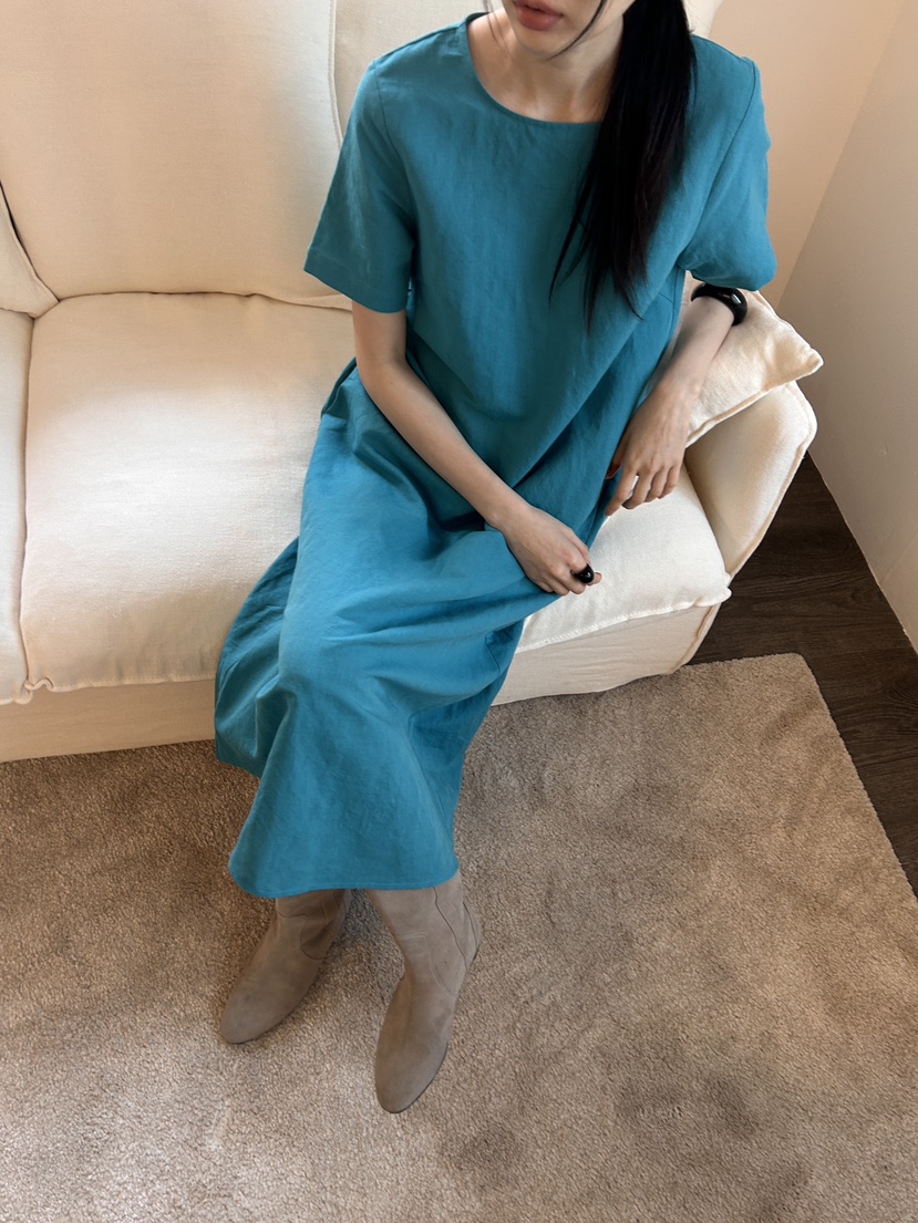 ME MO韓國直郵女裝新款推薦職業時尚真品人氣連衣裙不含腰帶ME MO連衣裙