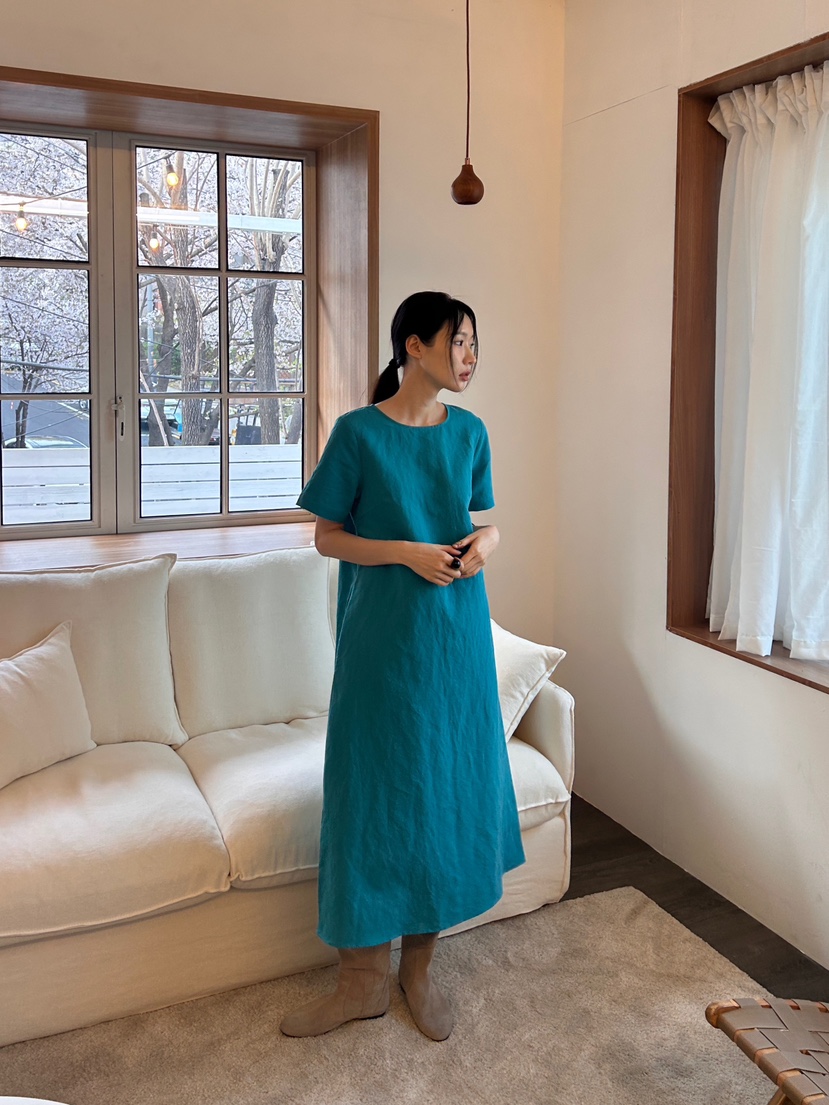 ME MO韓國直郵女裝新款推薦職業時尚真品人氣連衣裙不含腰帶ME MO連衣裙