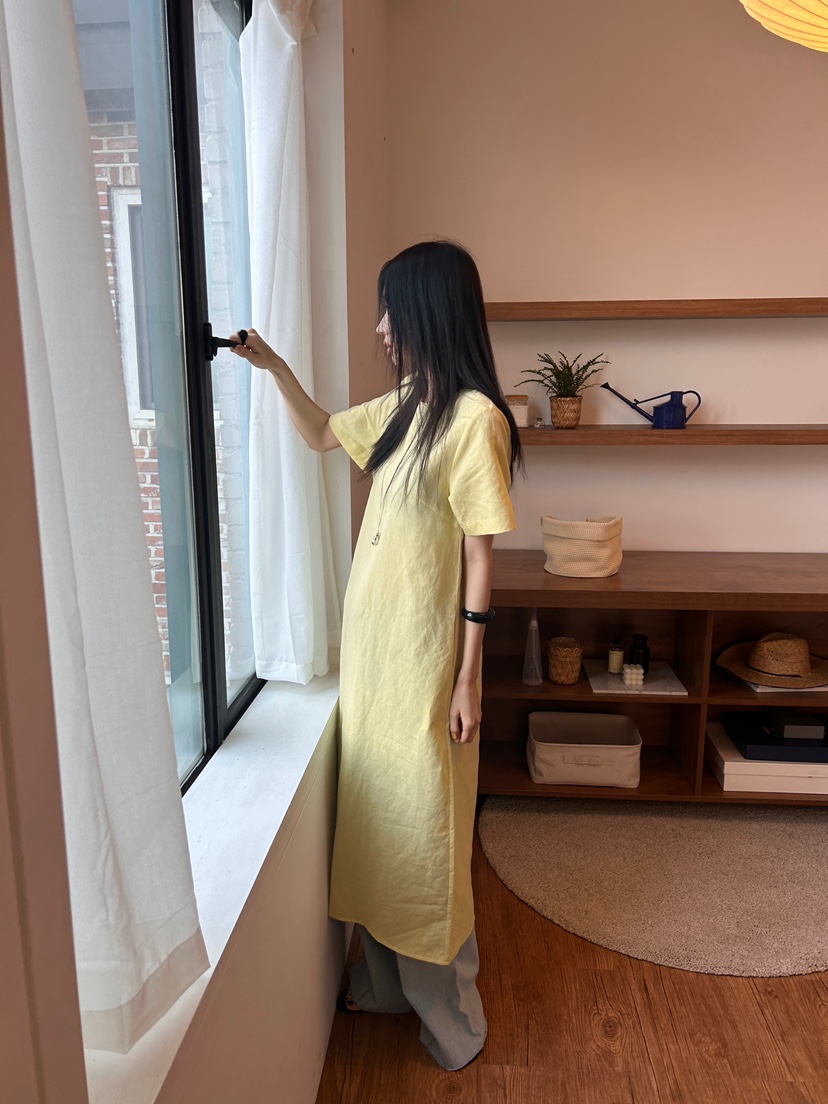 ME MO韓國直郵女裝新款推薦職業時尚真品人氣連衣裙不含腰帶ME MO連衣裙