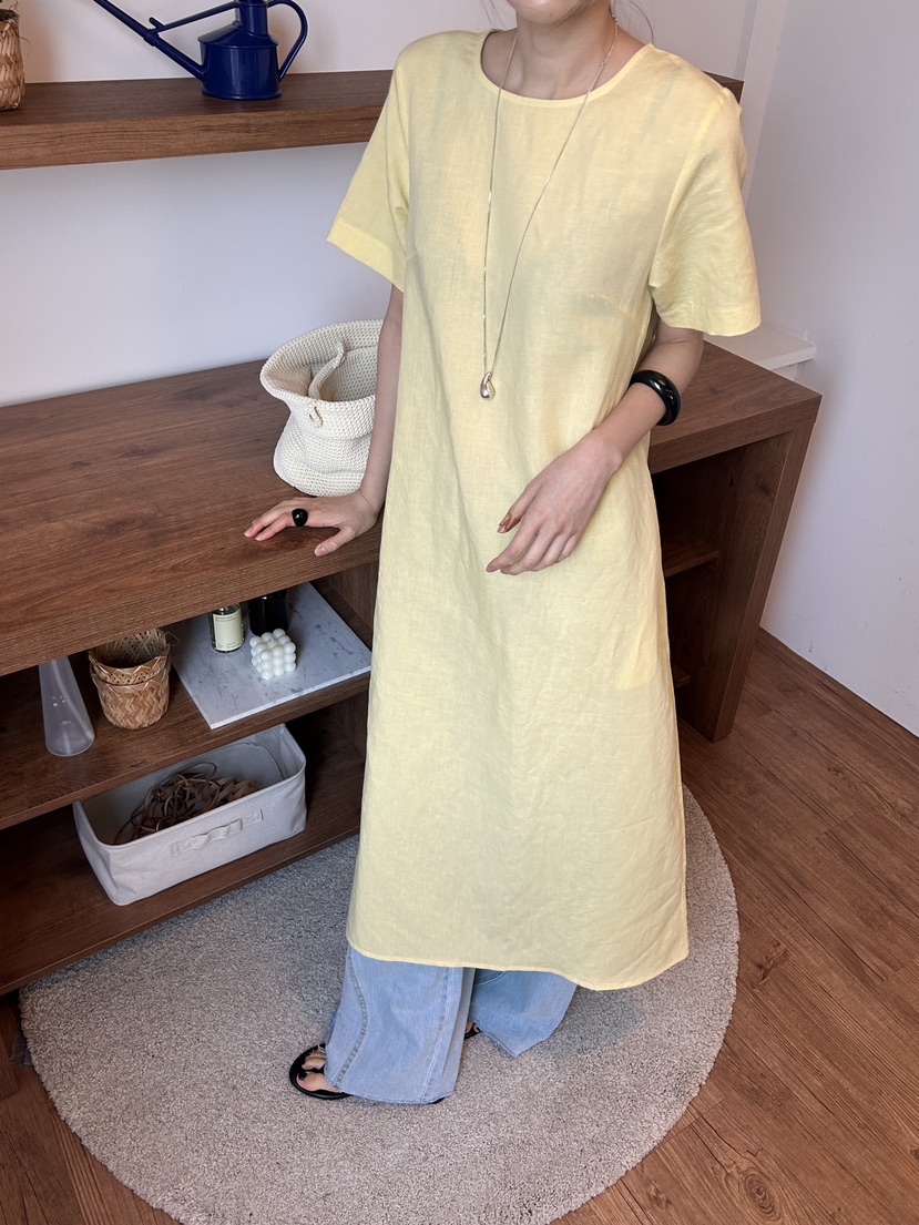 ME MO韓國直郵女裝新款推薦職業時尚真品人氣連衣裙不含腰帶ME MO連衣裙圖色3